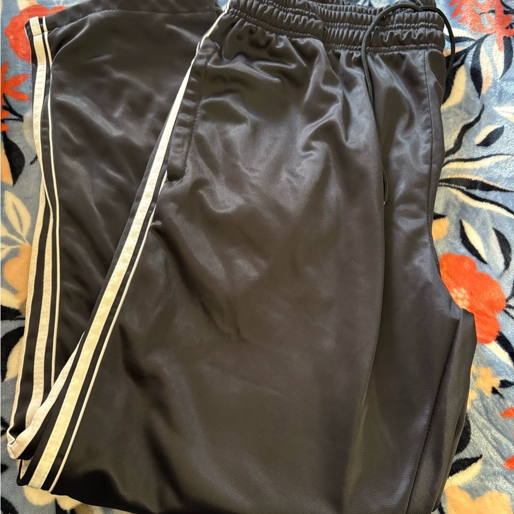 Men's Navy Athletic Pants with White Accents